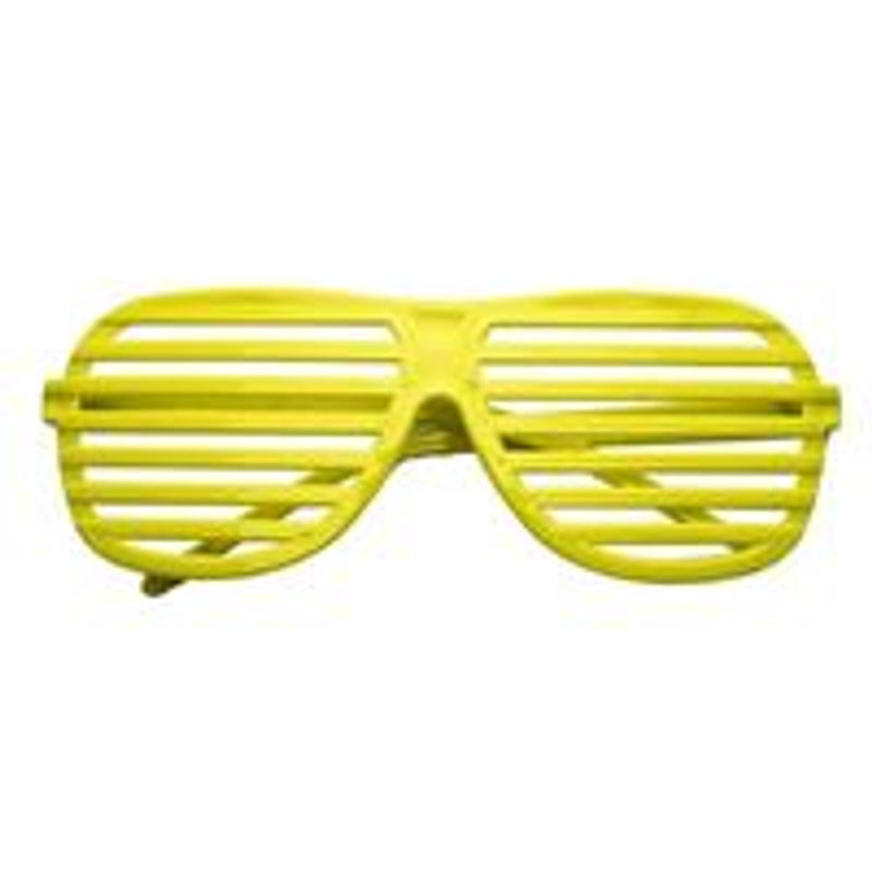 Novelty Glasses Yellow The Party Superstore