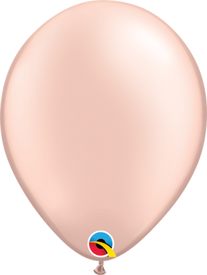 05 Inch Round Pearl Peach Qualatex Plain Latex Balloons UNINFLATED