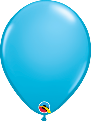 05 Inch Round Robin's Egg Blue Qualatex Plain Latex Balloons UNINFLATED