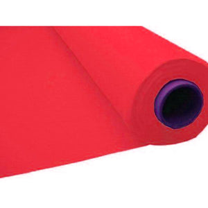Apple Red Plastic Tablecover Roll