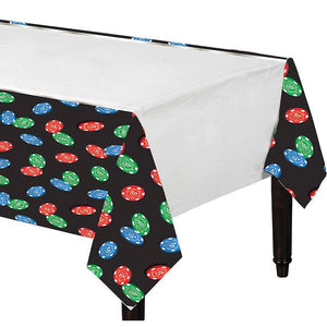 Casino Plastic Printed Rectangle Tablecover
