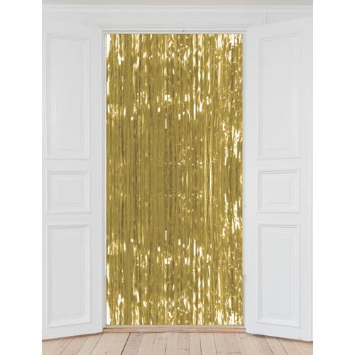 Gold Foil Curtain Artwrap The Party Superstore