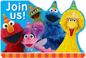 Sesame Street Party Invitations