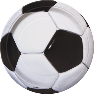 Soccer Paper Lunch Plates - Pack of 8