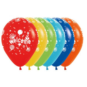 Welcome Fashion Assorted Sempertex Latex Balloon UNINFLATED