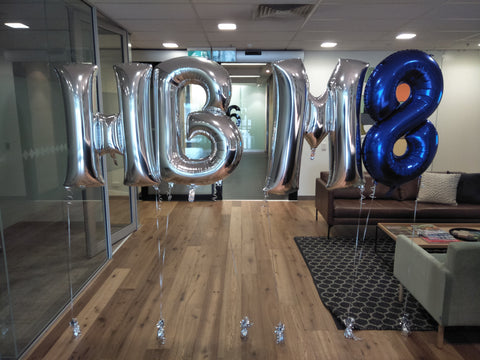 Helium Inflated Letters
