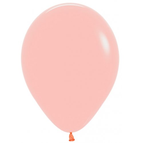 11 Inch Round Matte Pastel Melon Sempertex Plain Latex Balloons UNINFLATED