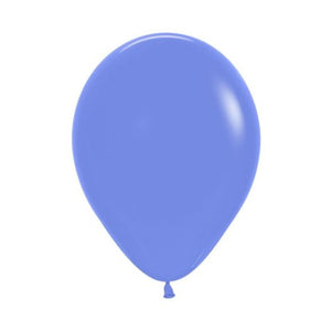 17 Inch Round Fashion Periwinkle Blue Sempertex Plain Latex Balloons UNINFLATE