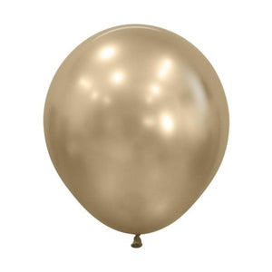 46 CM Silk Gold Dust Sempertex Plain Latex Balloon UNINFLATED