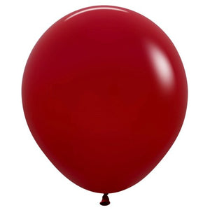 46 CM Fashion Imperial Red Sempertex Latex Balloon UNINFLATED
