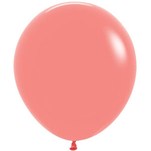 46 CM Fash Tropical Coral Sempertex Plain Latex Balloon UNINFLATED