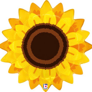 22inch Autumn Sunflower  SuperShape Foil Balloon UNINFLATED