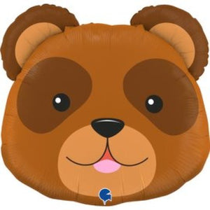 29inch Bear Head SuperShape Foil Balloon UNINFLATED