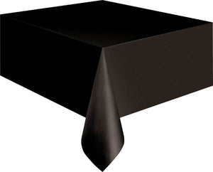Black Plastic Rectangle Table cover