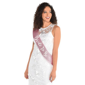 BRIDE TO BE DELUXE FABRIC SASH
