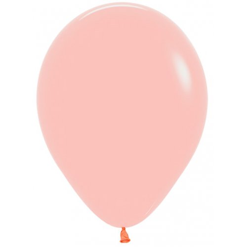 5 Inch Round Matte Pastel Melon Sempertex Plain Latex Balloons UNINFLATED