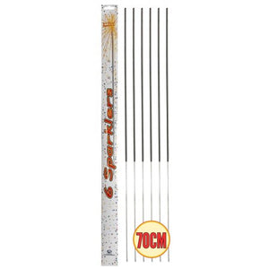 Party Sparklers 70 cm - Pack of 06