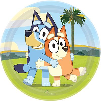 Bluey 23cm Round Plate