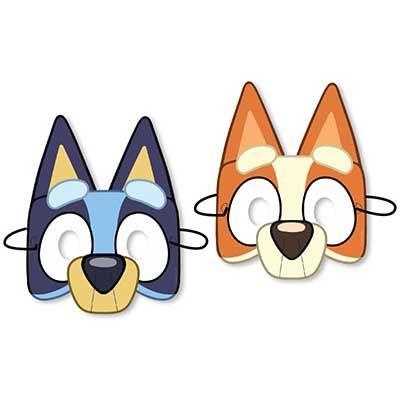 Bluey Paper Face Masks