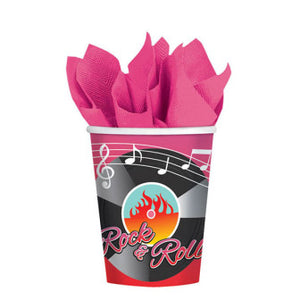 Classic 50's Paper Cups - Pack of 8
