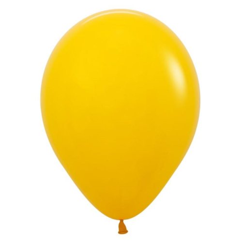5 Inch Round Fashion Honey Yellow  Pack of 100 Sempertex Plain Latex Balloons UNINFLATED