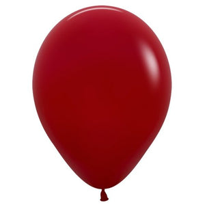 5 Inch Round Imperial Red Pack of 100 Sempertex Plain Latex Balloons UNINFLATED