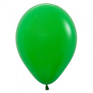 11 Inch Round Shamrock Green Sempertex Plain Latex Balloons UNINFLATED