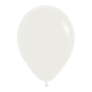 11 Inch Round Almond White Sempertex Plain Latex Balloons UNINFLATED