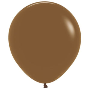 46 CM Fashion Coffee Sempertex Plain Latex Balloon UNINFLATED