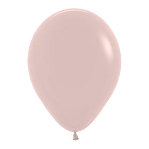 11 Inch Round Creamy Blush Sempertex Plain Latex Balloons UNINFLATED