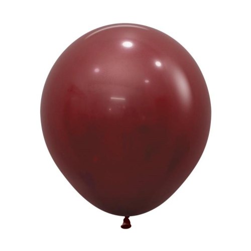 46 CM Round Fashion Merlot Sempertex Plain Latex Balloon UNINFLATED