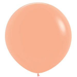3ft Round Peach Blush Sempertex Balloons Plain Latex Balloon UNINFLATED