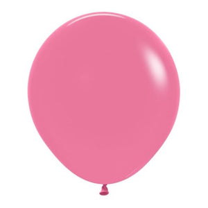17 Inch Round Fashion Rose Sempertex Plain Latex Balloons UNINFLATED