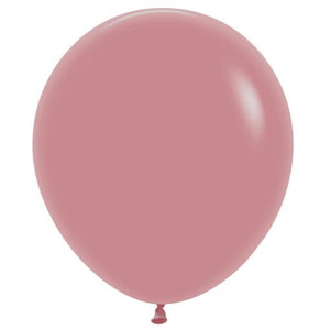 46 CM Round Fashion Rosewood Sempertex Plain Latex Balloon UNINFLATED