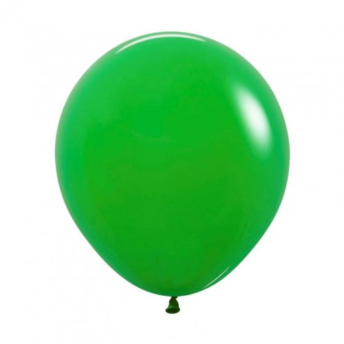 46 CM Round Fashion Shamrock Green Sempertex Plain Latex Balloon UNINFLATED