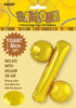 GOLD "%" ALPHABET FOIL BALLOON 86CM UNINFLATED