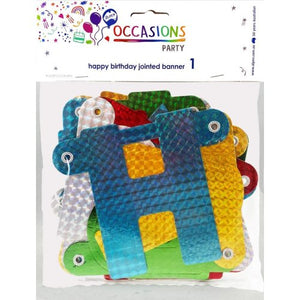 Happy Birthday Jointed Banner