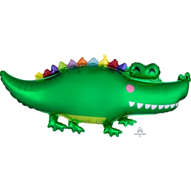 Happy Gator SuperShape Foil Balloon UNINFLATED