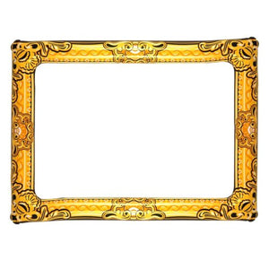 Inflatable Picture Frame Gold and Black 60 x 80cm