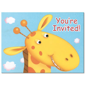 Jungle Buddies Invitation Card