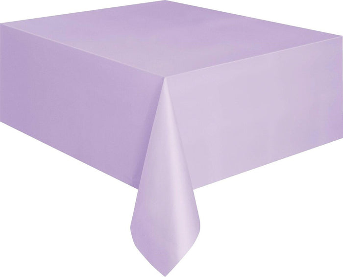 lavender Plastic Rectangle Tablecover