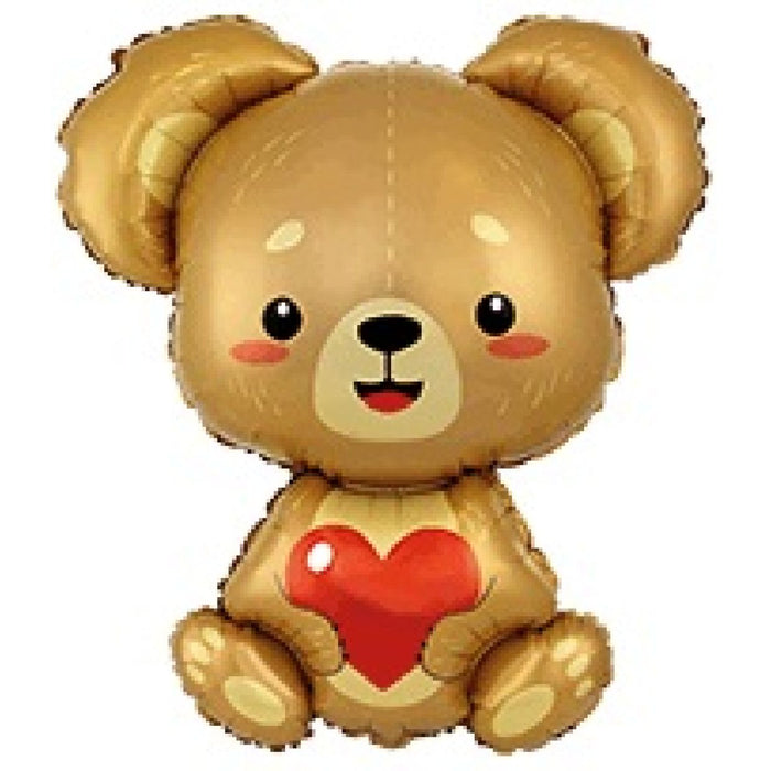 Love Bear SuperShape Foil Balloon UNINFLATED