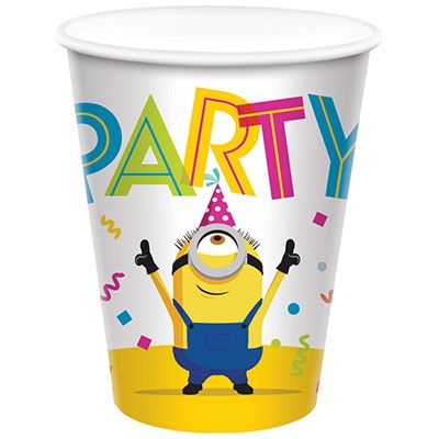 Minions Paper Cups - Pack of 8