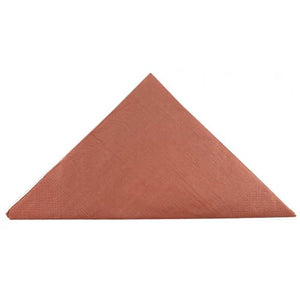 Metallic Rose Gold Lunch Napkins - Pack of 50