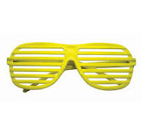 Novelty Glasses Yellow