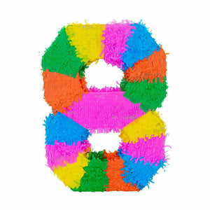 Number 8 Pinata Multicoloured