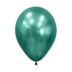 5 Inch Round Reflex Aurora Green Pack of 50 Sempertex Plain Latex Balloons UNINFLATED