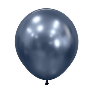46 CM Reflex Galaxy Blue Sempertex Plain Latex Balloon UNINFLATED