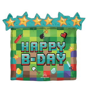 TNT Happy Birthday SuperShape Foil Balloon UNINFLATED