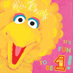 Sesame Street 1st Lunch Napkins - Pack of 36
